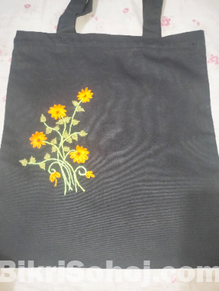 Hand-embroidered bag